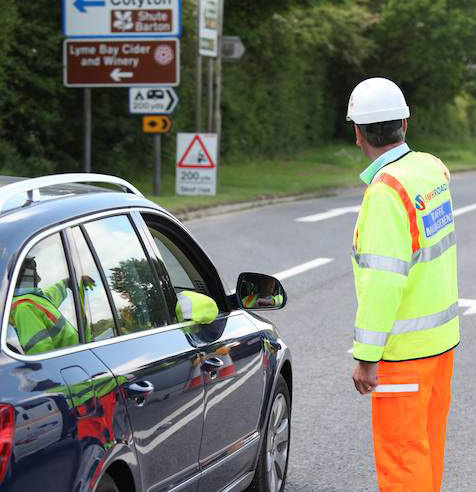 Road worker safety